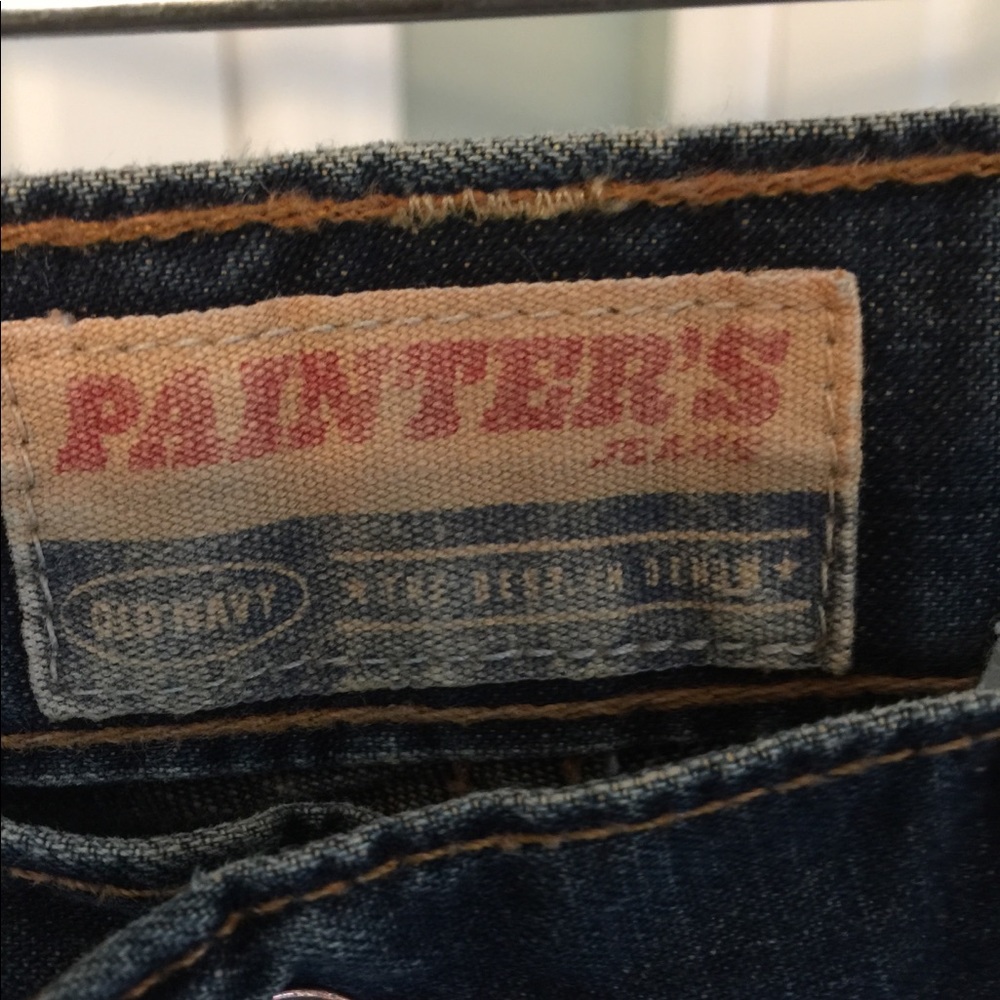 (01)Old Navy Denim Baggy Painter Jeans